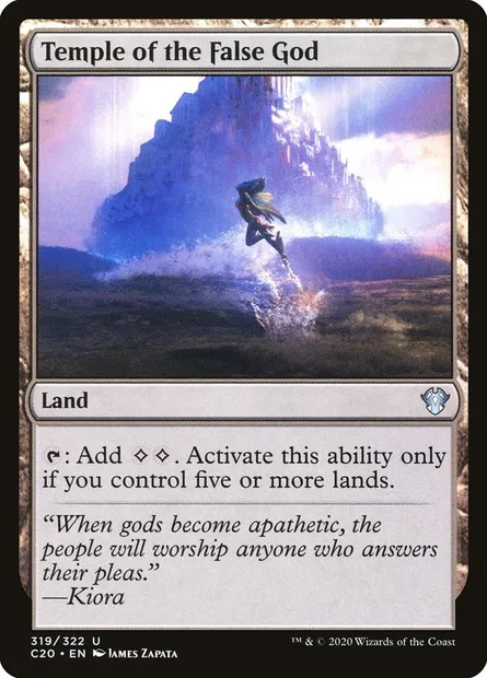 Temple of the False God, Magic card C20 319 — Commander 2020 set