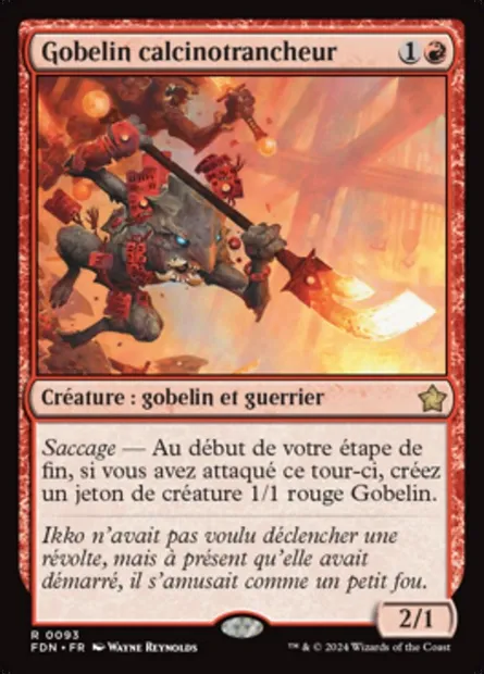 Gobelin calcinotrancheur, carte Magic FDN 93 — extension Foundations