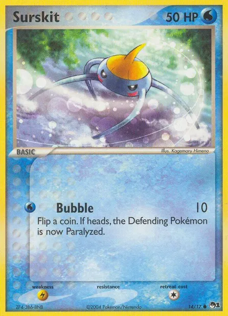 Surskit, Pokémon card P1 14 — POP Series 1 set