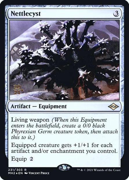 Nettlecyst, Magic card PMH2 231s — Modern Horizons 2 Promos set
