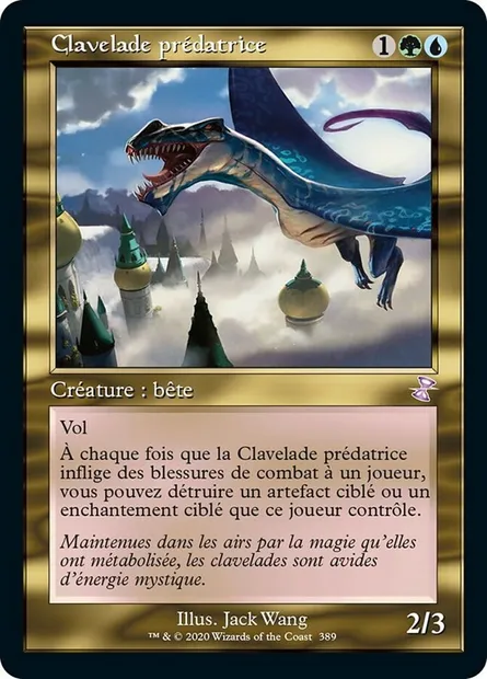 Clavelade prédatrice, carte Magic TSR 389 — extension Spirale Temporelle Remastered
