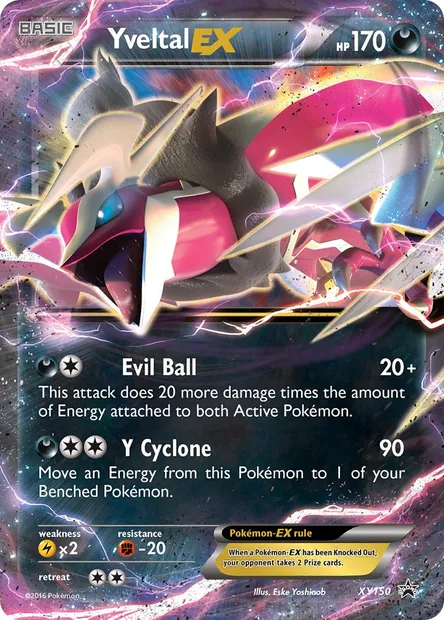 Yveltal EX, Pokémon card XY 150 — XY Black Star Promos set