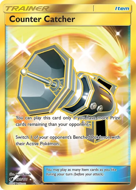 Counter Catcher, Pokémon card CIN 120 — Crimson Invasion set