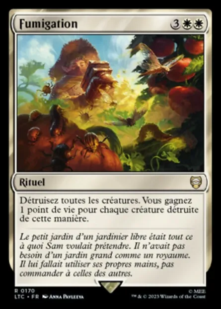 Fumigation, carte Magic LTC 170 — extension Tales of Middle-earth Commander