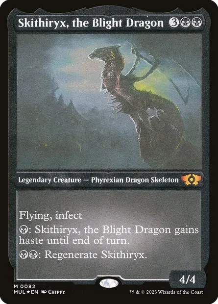 Skithiryx, the Blight Dragon, Magic card MUL 82 — Multiverse Legends set