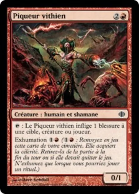 Piqueur vithien, carte Magic ALA 120 — extension Les éclats d'Alara