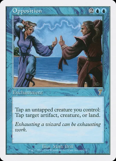 Opposition, Magic card 7ED 92 — Seventh Edition set