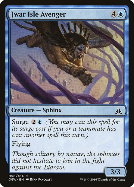 Jwar Isle Avenger, Magic card OGW 58 — Oath of the Gatewatch set