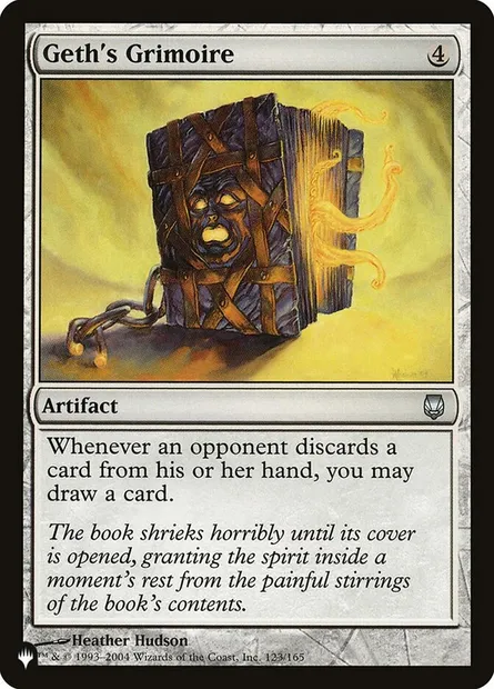 Grimoire de Geth, carte Magic PLST DST-123 — extension The List