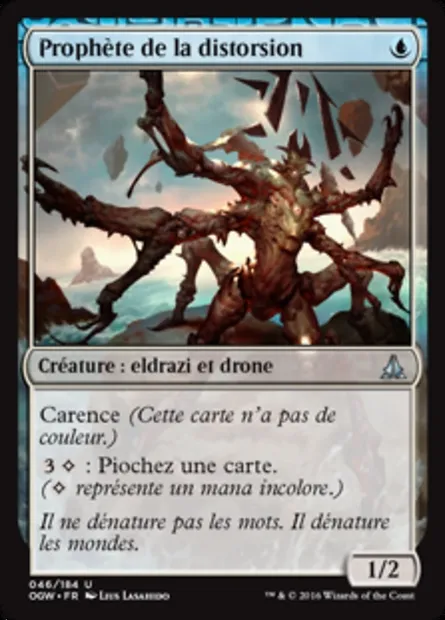 Prophète de la distorsion, carte Magic OGW 46 — extension Le serment des Sentinelles