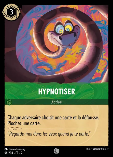 Hypnotiser, carte Disney Lorcana CH2-098 — extension L'Ascension des Floodborn