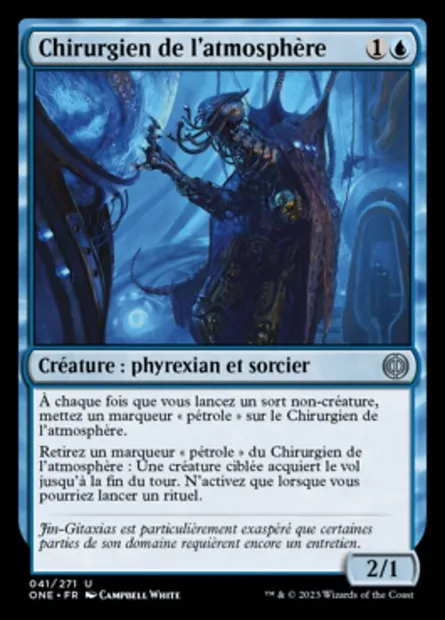 Chirurgien de l'atmosphère, carte Magic ONE 41 — extension Tous Phyrexians