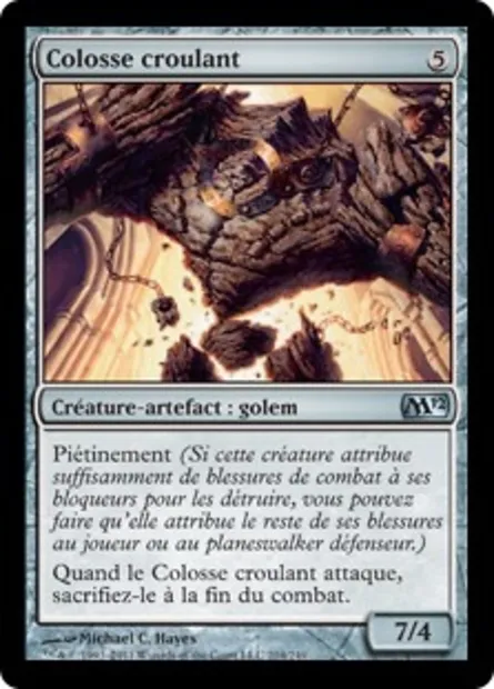 Colosse croulant, carte Magic M12 204 — extension Magic 2012