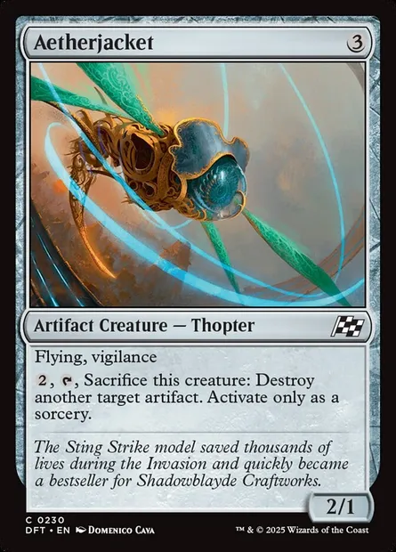 Aetherjacket, Magic card DFT 230 — Aetherdrift set