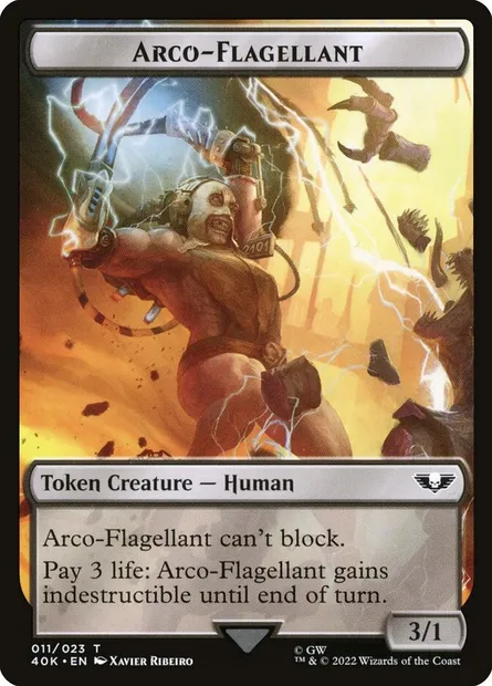 Arco-Flagellant, Magic card T40K 11 — Warhammer 40,000 Tokens set