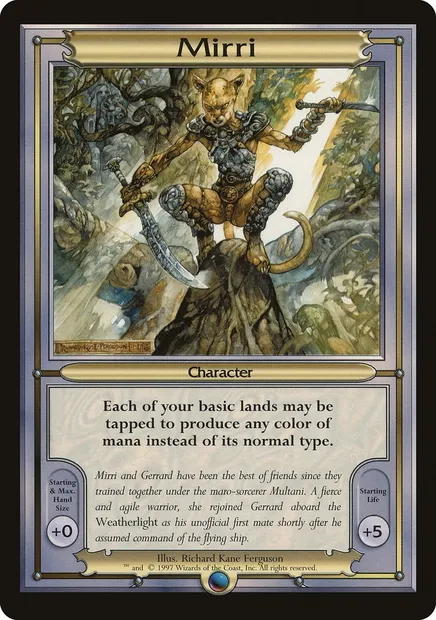 Mirri, carte Magic PVAN 105 — extension Vanguard Series