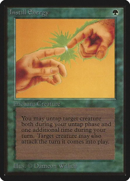 Instill Energy, Magic card LEB 203 — Limited Edition Beta set