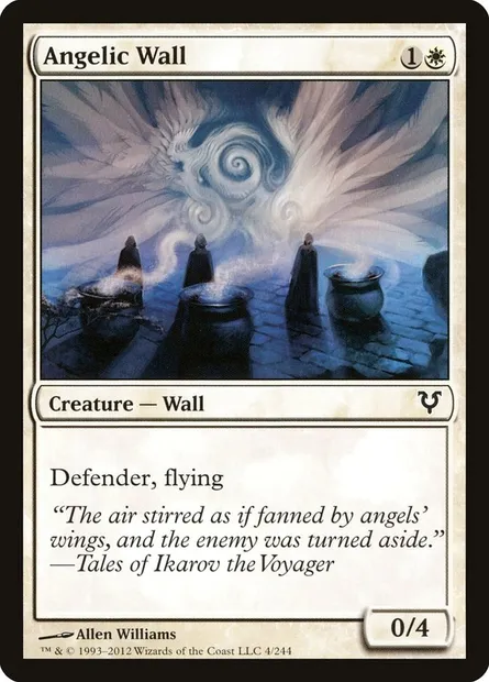 Angelic Wall, Magic card AVR 4 — Avacyn Restored set