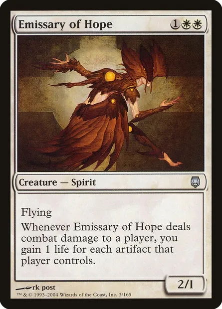 Emissary of Hope, Magic card DST 3 — Darksteel set