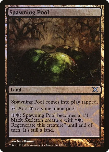Spawning Pool, Magic card 10E 358★ — Tenth Edition set