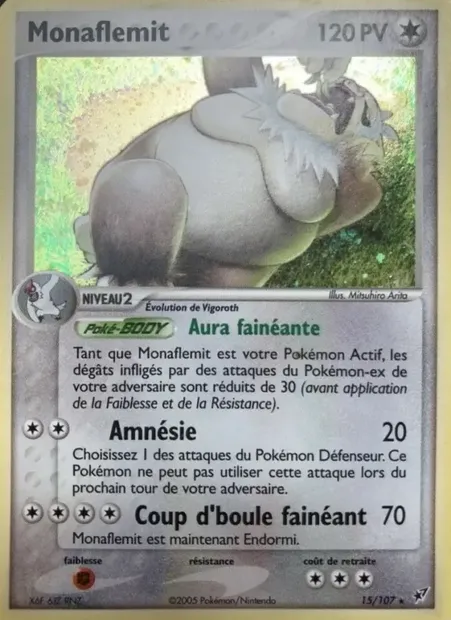 Monaflèmit, carte Pokémon DX 15 — extension EX Deoxys