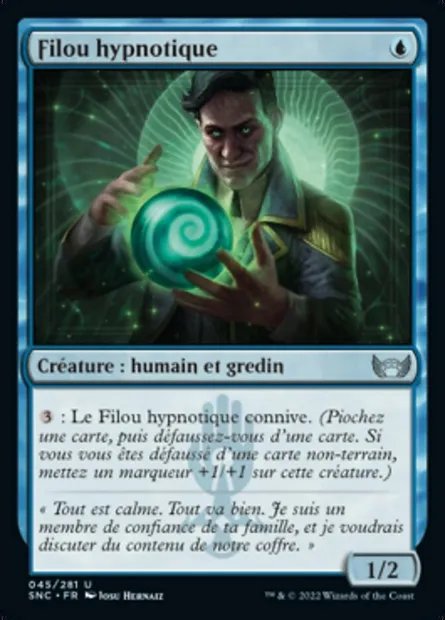 Filou hypnotique, carte Magic SNC 45 — extension Les rues de la Nouvelle-Capenna
