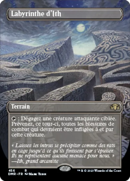 Labyrinthe d'Ith, carte Magic DMR 456 — extension Dominaria Remastered
