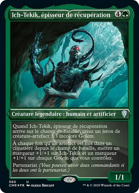 Ich-Tekik, épisseur de récupération, carte Magic CMR 580 — extension Commander Legends