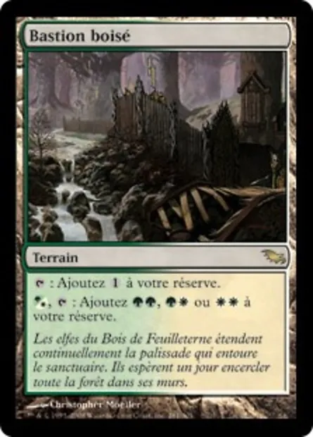 Bastion boisé, carte Magic SHM 281 — extension Sombrelande