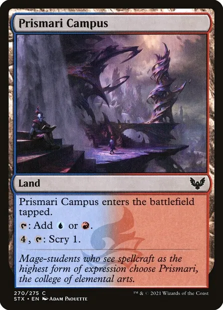 Prismari Campus, Magic card STX 270 — Strixhaven: School of Mages set