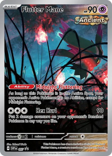 Flutter Mane, Pokémon card PR-SV 097 — SVP Black Star Promos set