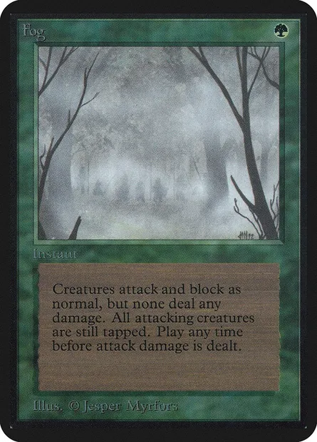 Brouillard, carte Magic LEA 193 — extension Limited Edition Alpha