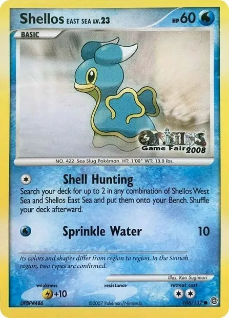 Shellos East Sea Lv.23, Pokémon card PR 106 — Assorted Promos set