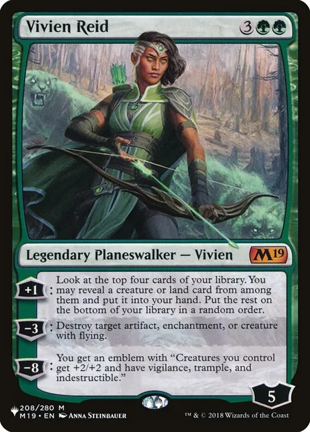 Vivien Reid, Magic card PLST M19-208 — The List set