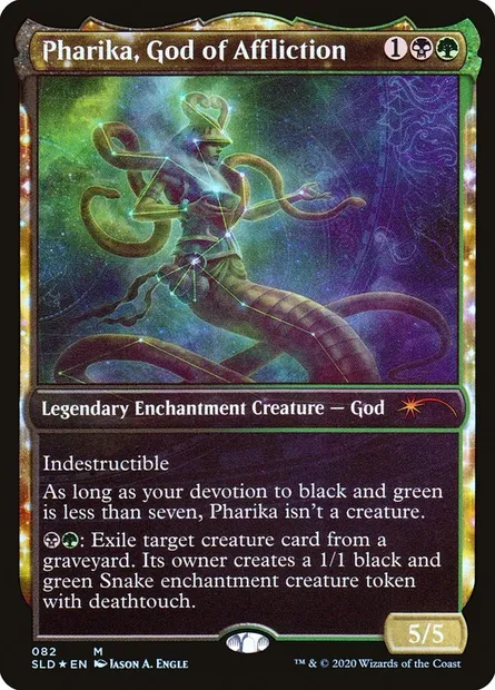 Pharika, déesse de l'Affliction, carte Magic SLD 82 — extension Secret Lair Drop