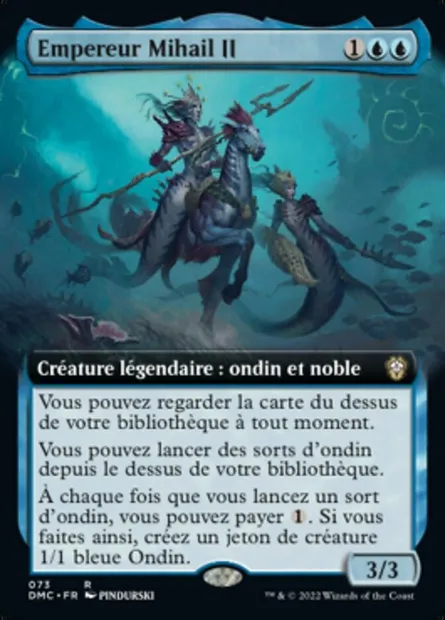Empereur Mihail II, carte Magic DMC 73 — extension Dominaria United Commander