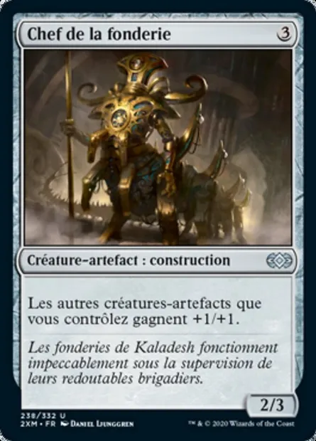Chef de la fonderie, carte Magic 2XM 238 — extension Double Masters