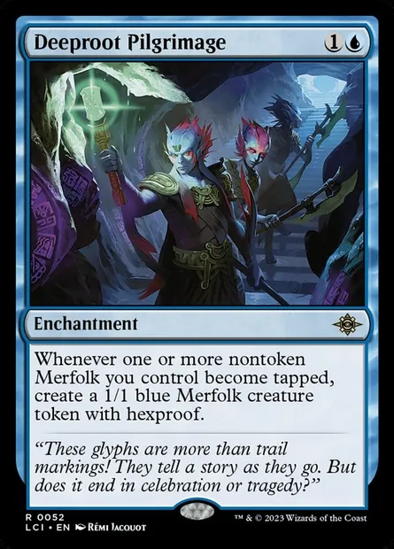 Deeproot Pilgrimage, Magic card LCI 52 — The Lost Caverns of Ixalan set