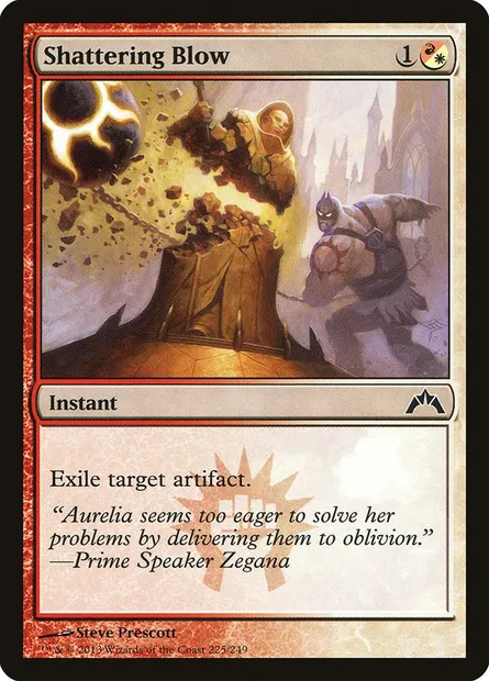 Shattering Blow, Magic card GTC 225 — Gatecrash set