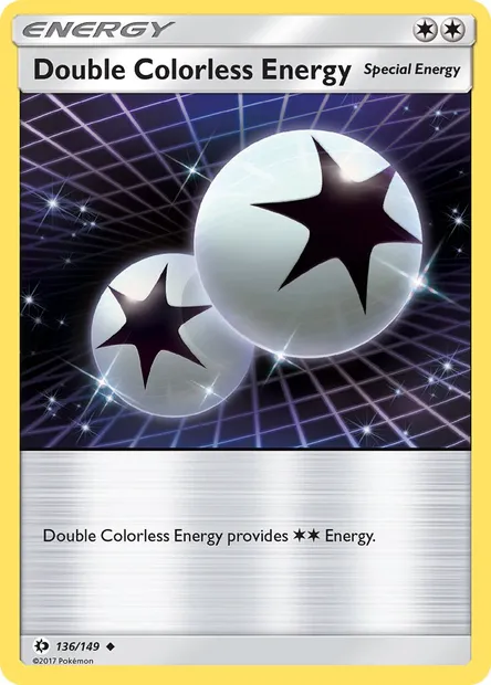 Double Colorless Energy, Pokémon card SUM 136 — Sun & Moon set