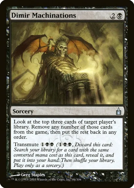 Dimir Machinations, Magic card RAV 84 — Ravnica: City of Guilds set