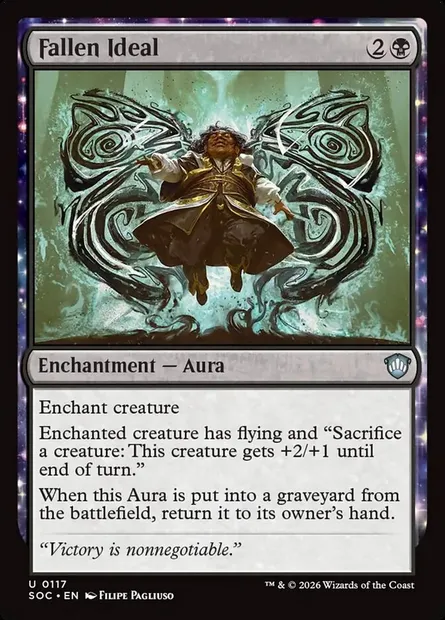 Fallen Ideal, Magic card SOC 117 — Secrets of Strixhaven Commander set