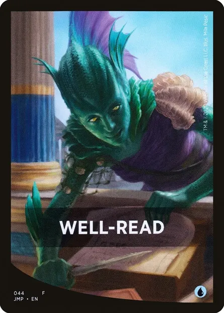 Well-Read, Magic card FJMP 44 — Jumpstart Front Cards set