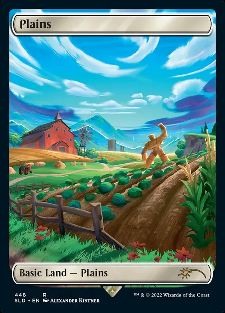 Plains, Magic card SLD 448 — Secret Lair Drop set