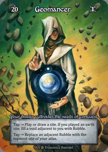 Geomancer, carte Sorcery BET 006 — extension Beta