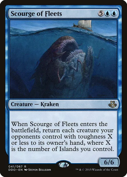 Fléau des flottes, carte Magic DDO 41 — extension Duel Decks: Elspeth vs. Kiora