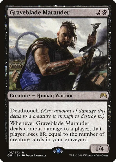 Graveblade Marauder, Magic card ORI 101 — Magic Origins set