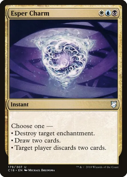 Esper Charm, Magic card C18 179 — Commander 2018 set