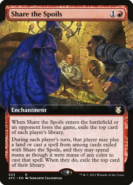 Share the Spoils, Magic card AFC 303 — Forgotten Realms Commander set