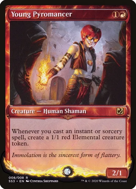 Young Pyromancer, Magic card SS3 8 — Signature Spellbook: Chandra set